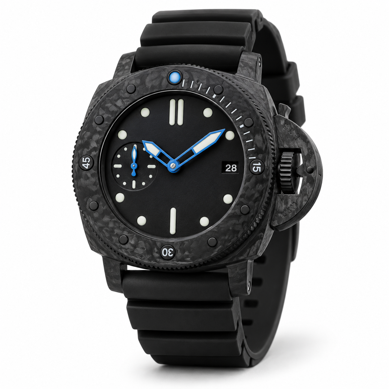 Submersible XL 48MM Goma Negro-Azul