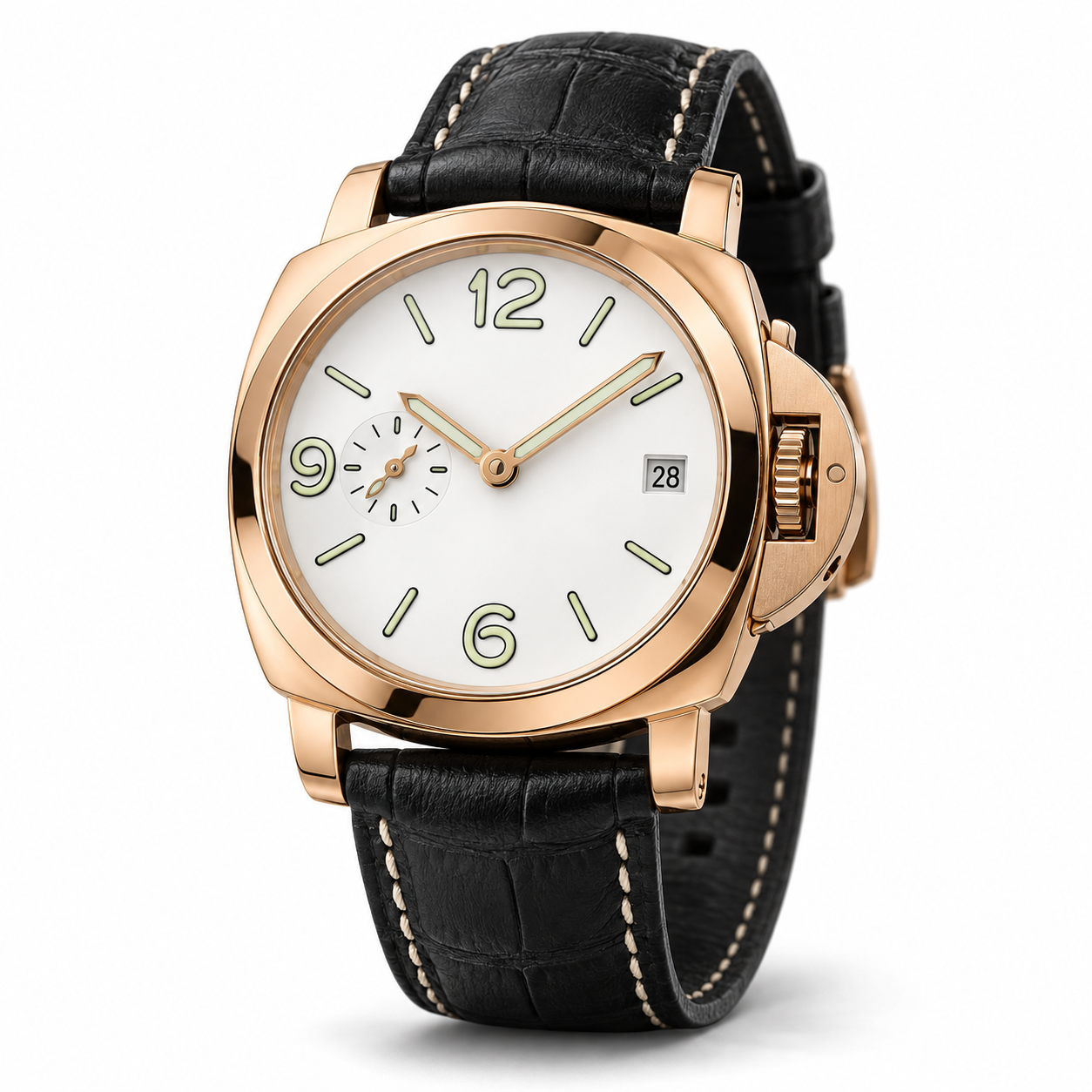 Panerai Luminor Marina 12H - Oro Rosa / Blanco