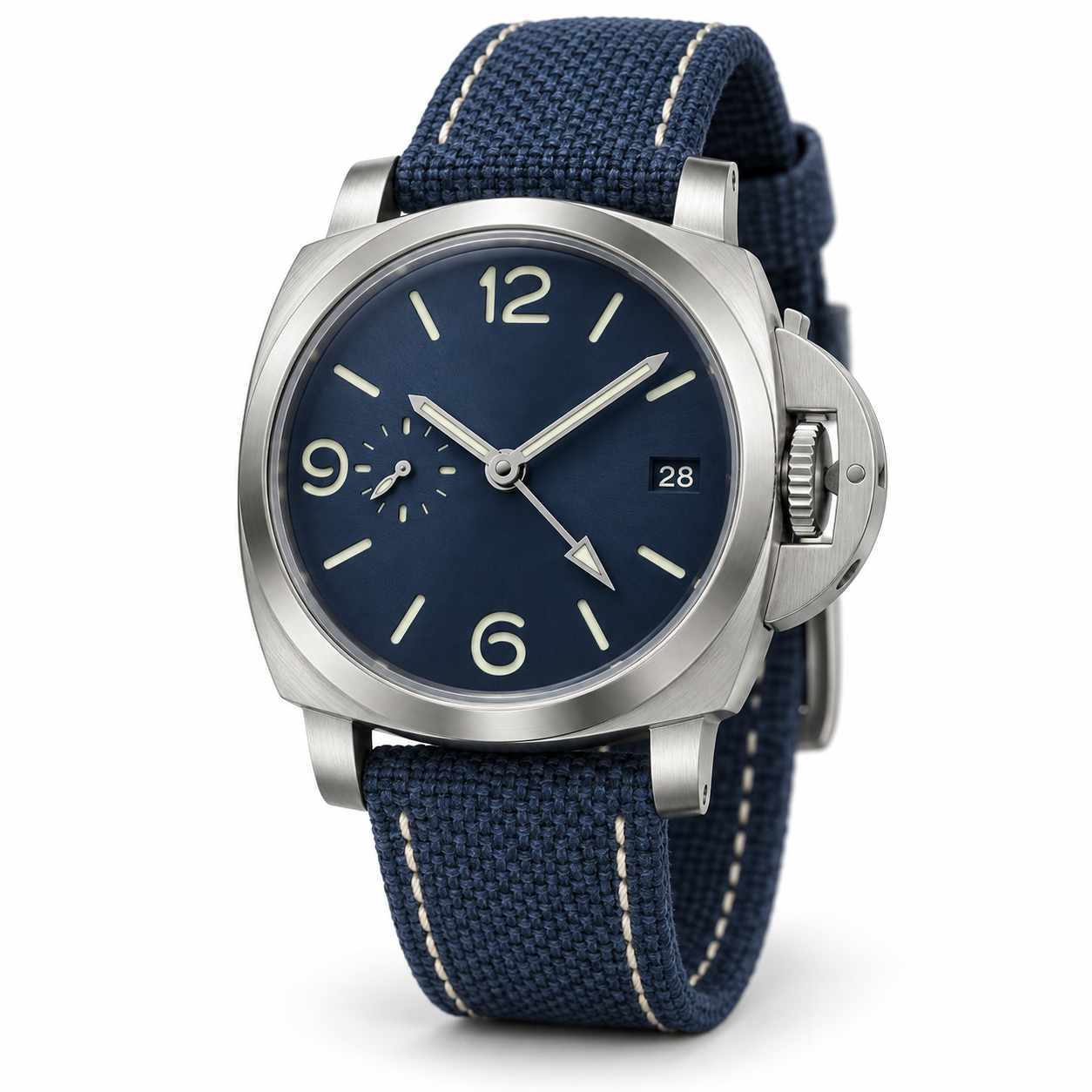 Luminor GMT - Cuero Azul / Plateado Azul
